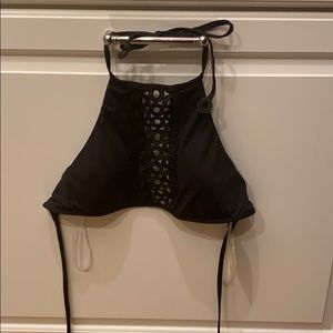 Becca black bikini top